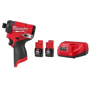 Milwaukee M12 FUEL 12V Brushless 1 4" Hex Impact Driver w 2x 2Ah Battery Kit ($119.00 / (약: 168,420원))