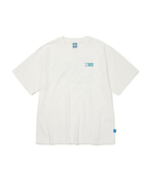 디스커스 애슬레틱 블루 아카이브 패널 그래픽 티셔츠 화이트 (31,920원 / 무료배송)