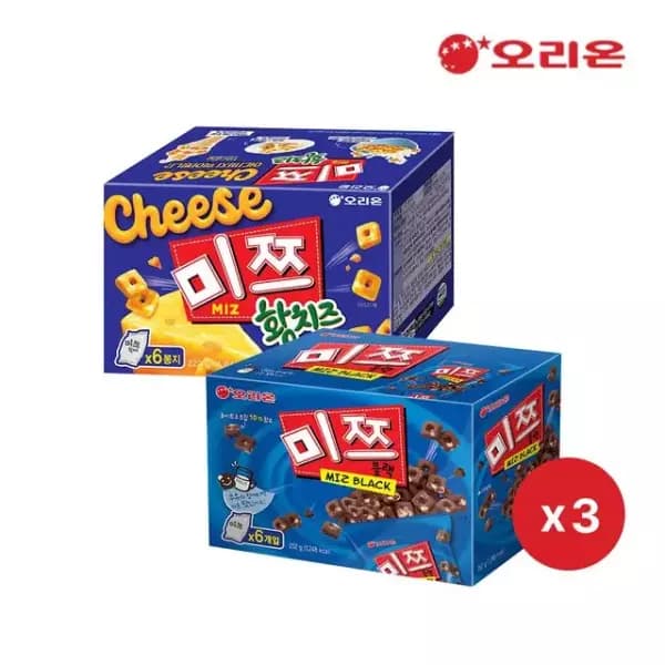 [네이버] 오리온)미쯔 황치즈 222g 4개 12940원 (12,940원 / 무료배송)