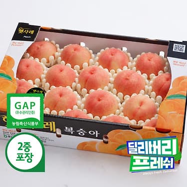 [카카오] 햇사레 고당도 복숭아 4kg 16입내 21,502원 (무료배송)