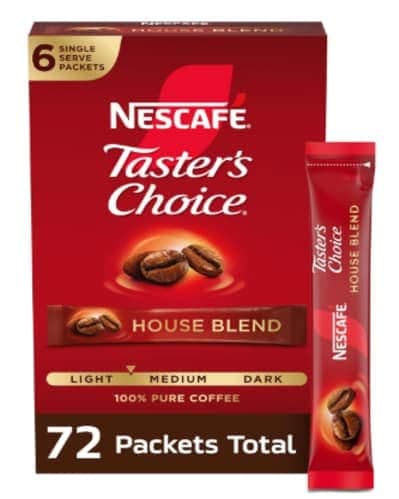 아마존미국) 네스카페 테이스터스 초이스 하우스 커피 72pk $18.72