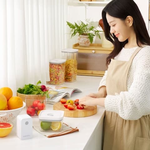 [오늘의집] 바큠씰 진공 밀폐 보관 용기 7종 10종 세트 (펌프 포함) (88,900원/무배)