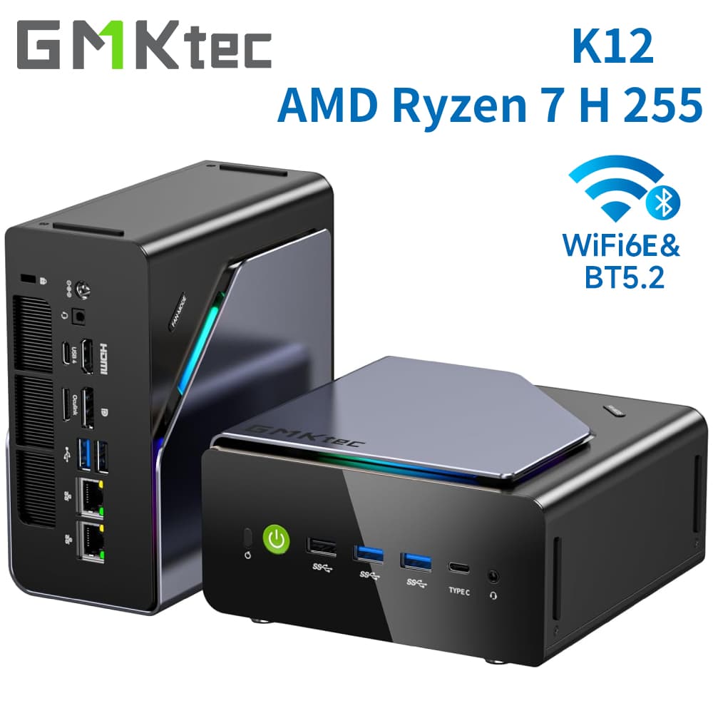 GMKtec K12 H255 NO RAM/NO SSD ($270.53 / (약: 382,881원))
