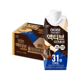 [신세계티비]하이뮨 프로틴 밸런스 액티브 다크초코(330mlx12입) 1박스 (19,900원/무료) (무료배송)