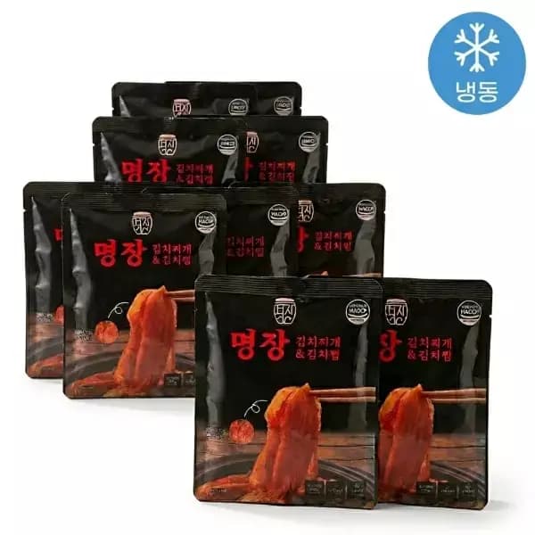 [지마켓] 명장 김치찌개김치찜 (250g) 10개입 (22,490원 / 무료배송)
