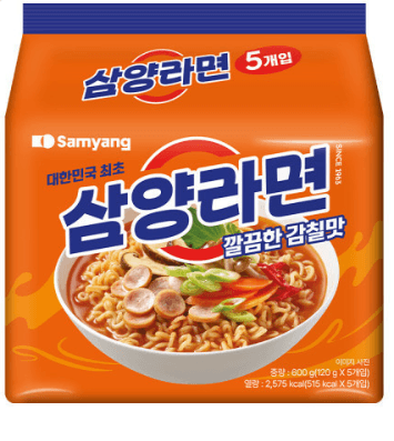 [지마켓] 삼양라면 5입x4개 (총20입) (10,800원 / 무료배송)