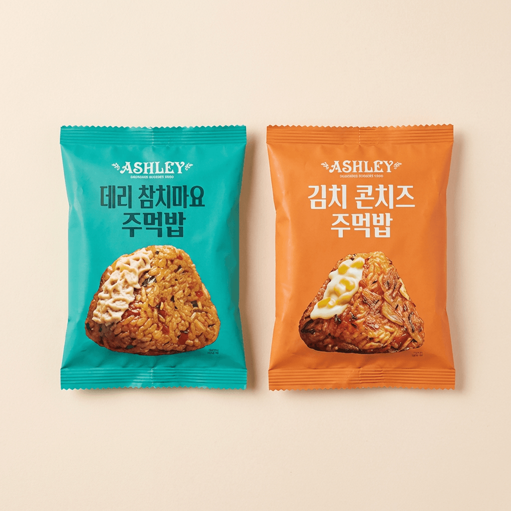 [쇼핑몰]애슐리 주먹밥, 김치콘치즈 100g 5개 + 데리참치마요 100g 5개, 10개 (12,900/무료)