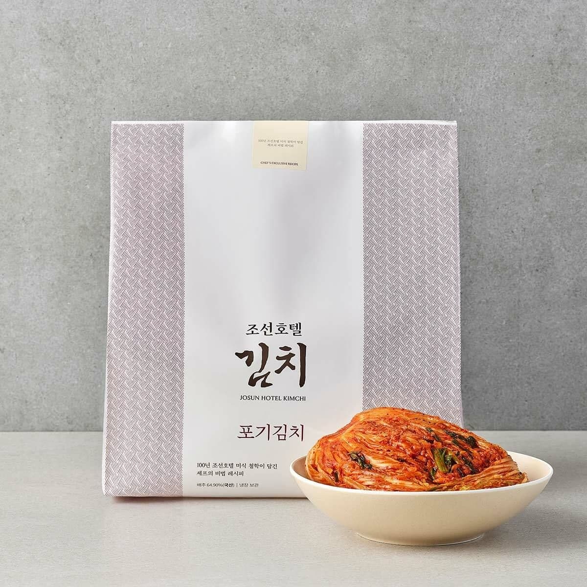 [롯데온] 조선호텔 포기김치 5kg (44,010원/무료) (무료배송)