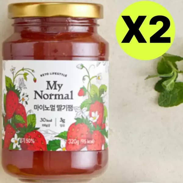 마이노멀 딸기잼 저당 (8,980원 / 무료배송)