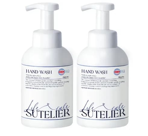 수뜰리에 클린 퍼퓸 포밍 핸드 워시(손세정제), 블랑쉬향, 510ml, 2개