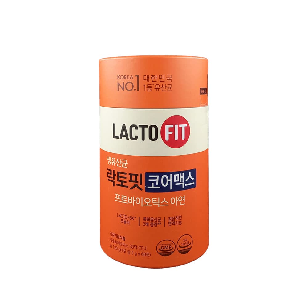 [토스쇼핑] 종근당건강 락토핏 코어맥스 60포 5통+코어맥스30포+오늘비움1병 (55,986원 / 무료배송)