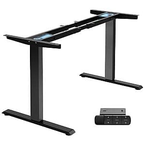 TOPSKY Dual Motor Electric Height-Adjustable Standing Desk Frame ($149.99 / (약: 212,280원))