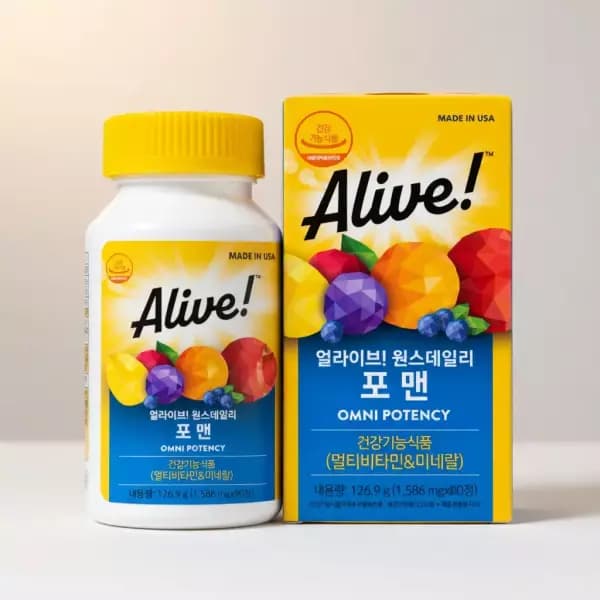 [쿠팡] 얼라이브 원스데일리 포 맨 멀티비타민, 80정, 1개 (23,320원 / 무료배송)