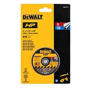 [Amazon] 3-Pk DeWALT 3" Bonded Cutting Wheels ($7.30 / (약: 10,329원))