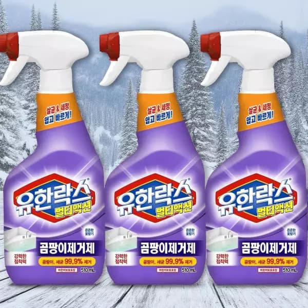 [쿠팡] 유한락스 곰팡이제거제 510ml 3개 (7,770원 / 무료배송)