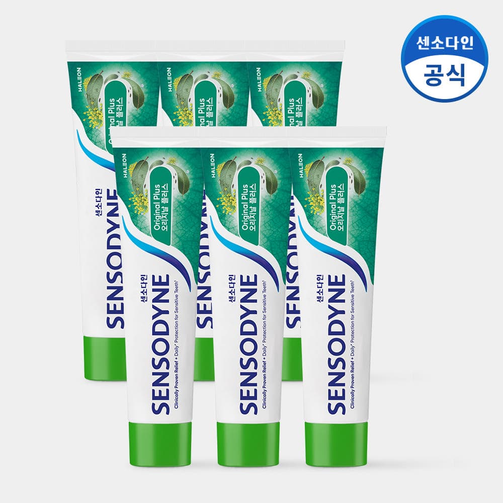 [네이버] 센소다인 오리지날 플러스 민감성 치약 100g, 6개 (15,900,무료) (0원 / 무료배송)