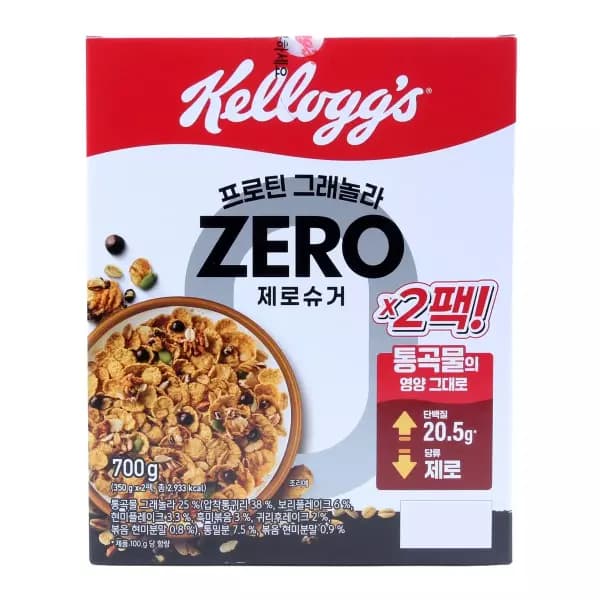 [지마켓] 시리얼 프로틴 그래놀라 제로슈거 350g x 3개 + 비치백 (13,960원/무료) (무료배송)