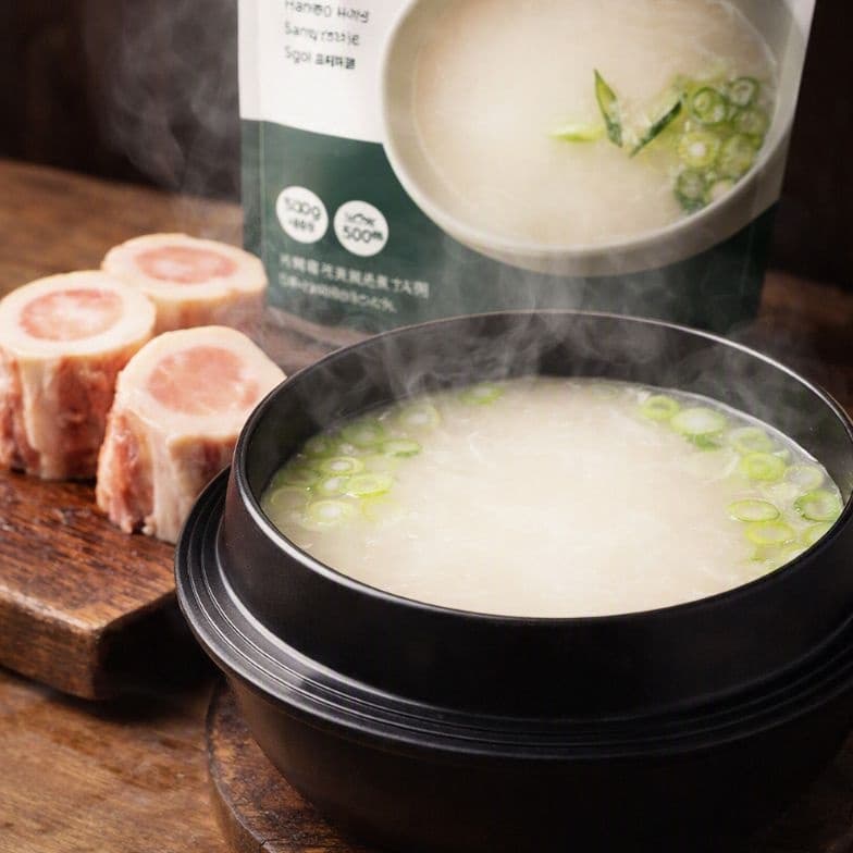 [롯데온] 한우 사골곰탕 500g 10팩 (14,370원/무료) (무료배송)