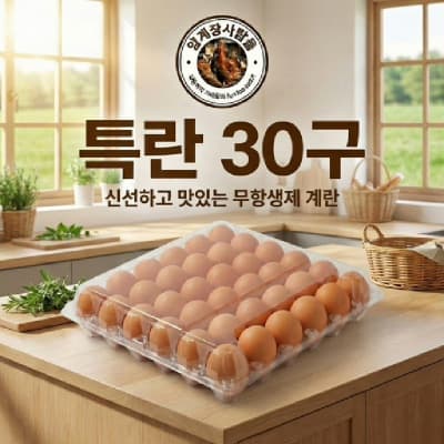 농협몰) 무항생제 특란 30구 1판 9,900원 무배