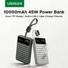 UGREEN 울트라 슬림 마그네틱 20W Qi2 보조배터리($20), CCC 45W 10000mAh($...