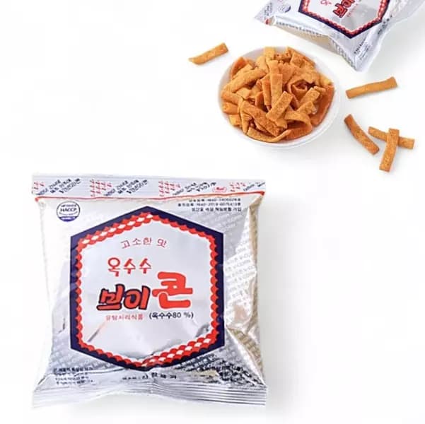 [쿠팡] 브이콘 옥수수 과자, 50g, 10개 (5,400원 / 무료배송)