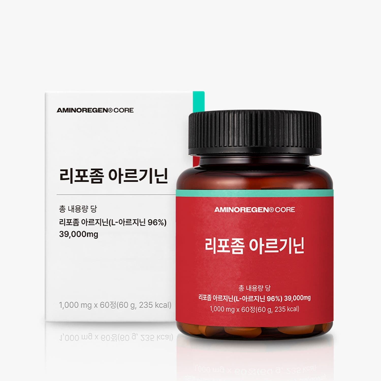 [롯데온] 아미노리젠 코어 리포좀 아르기닌 3500 1,000mg 60정 (8,900원 / 무료배송)