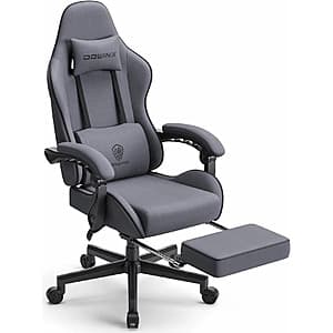[Slickdeals] Dowinx Fabric Gaming Chair w Massage Lumbar Support ($99.99 / (약: 141,485원))