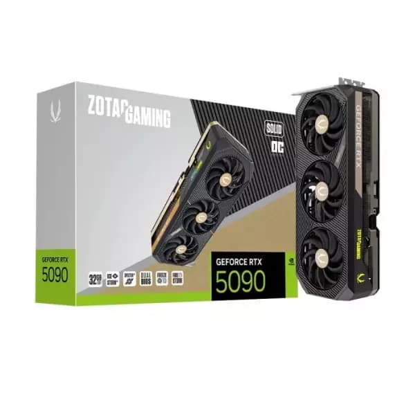 [지마켓] ZOTAC GAMING 지포스 RTX 5090 SOLID OC D7 32GB (6,999,000원 / 무료배송)
