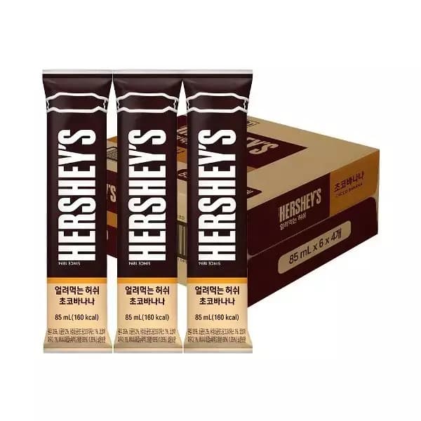 [오늘의집] 얼려먹는 허쉬 초코바나나 85ML x 24개입 (16,716원 / 무료배송)
