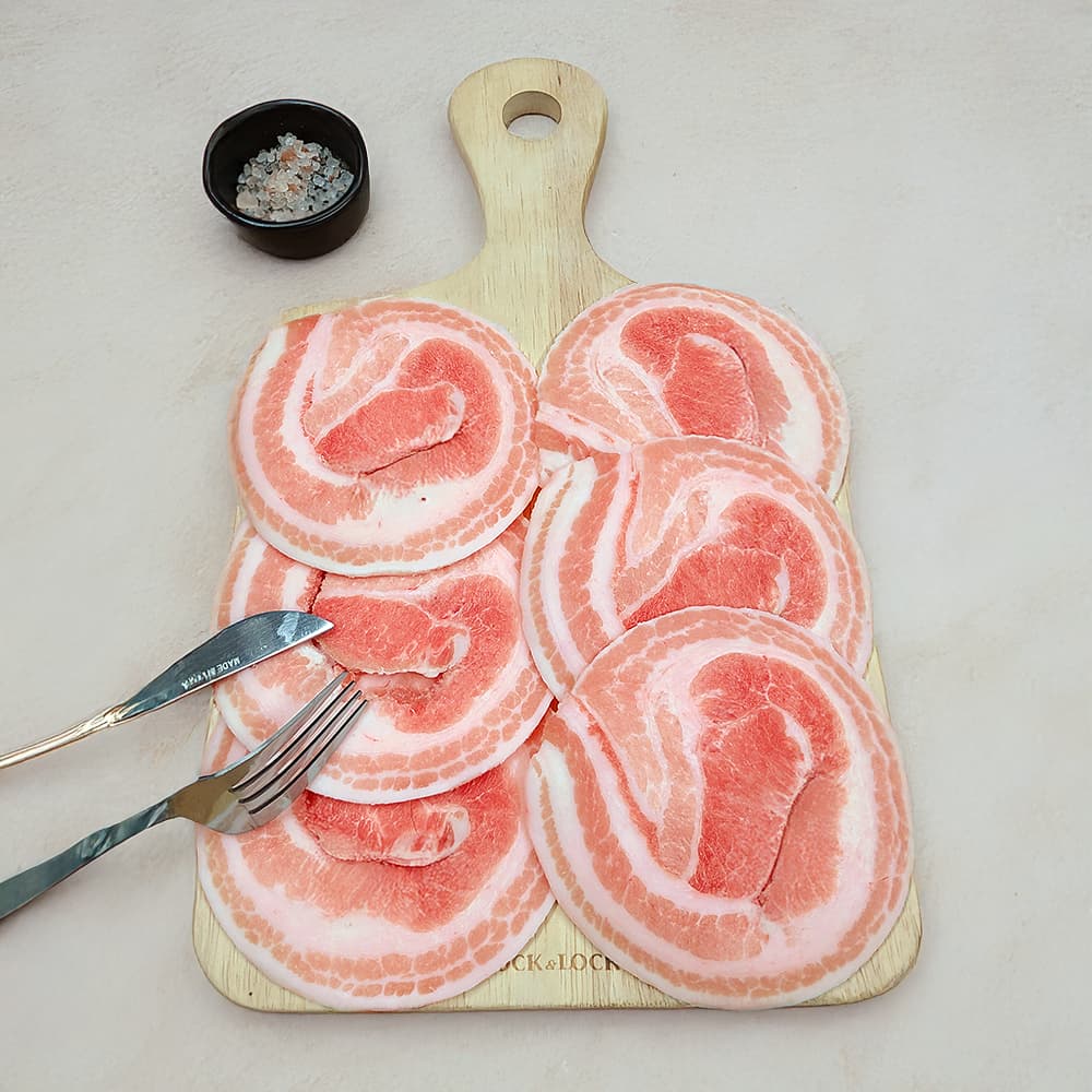 [네이버] 케이미트 냉동 듀록 꽃삼겹 1kg 9,710원 네멤무배
