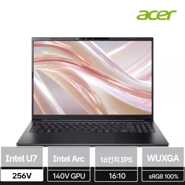 [네이버] 에이서 스위프트 16 GO AI SFG16-74-70E9(Intel Ultra 7 256V 16GB 512GB IPS WUXGA 120Hz Wi (1,289,250원 / 무료배송)