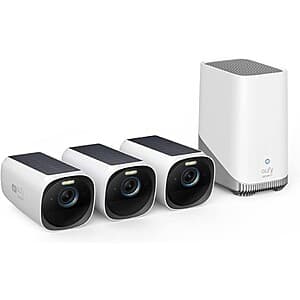 [Slickdeals] Refurb: eufy eufyCam3 S330 3-Camera 4K Wireless Solar Security System ($199.99 / (약: 282,985원))