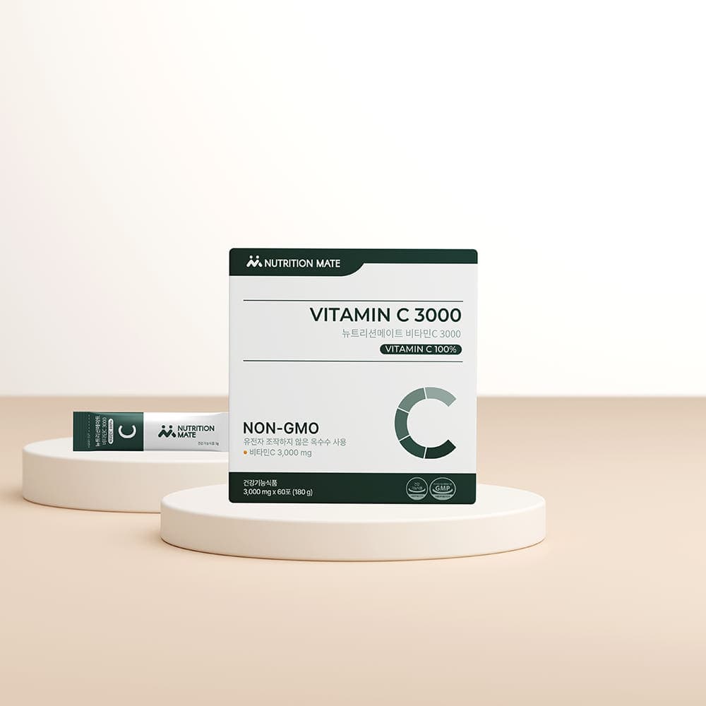 [네이버] 뉴트리션메이트 비타민c 3000mg 60포 (5,160원/네멤무배)