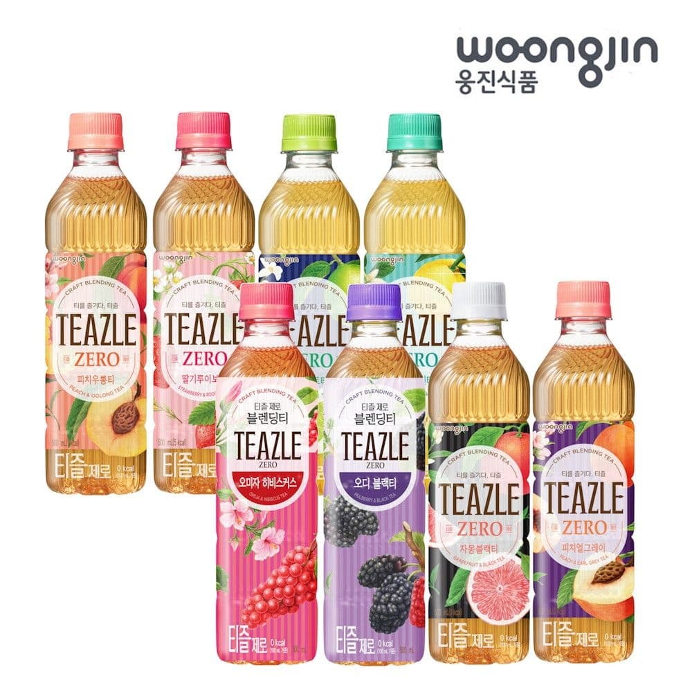 [롯데온] 웅진식품 티즐 제로 블랜딩티 500ml 20페트 (12,500원 / 무료배송)