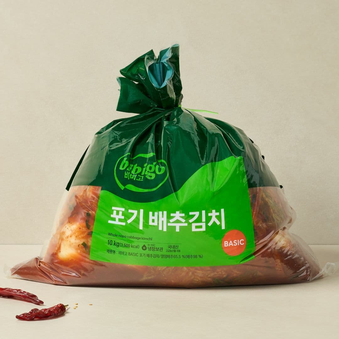 [cj 더마켓] [CJ더마켓] 비비고 베이직 포기김치 10Kg (59,920/무료) (59,920원 / 무료배송)