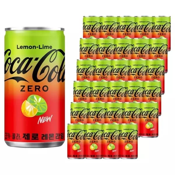 [쿠팡] 코카콜라 제로 레몬라임, 190ml, 30개 (14,080원 / 무료배송)