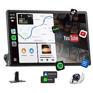 [Amazon] 11" LAMTTO Wireless Carplay Screen w Backup Camera & Apps ($159.99 / (약: 226,369원))
