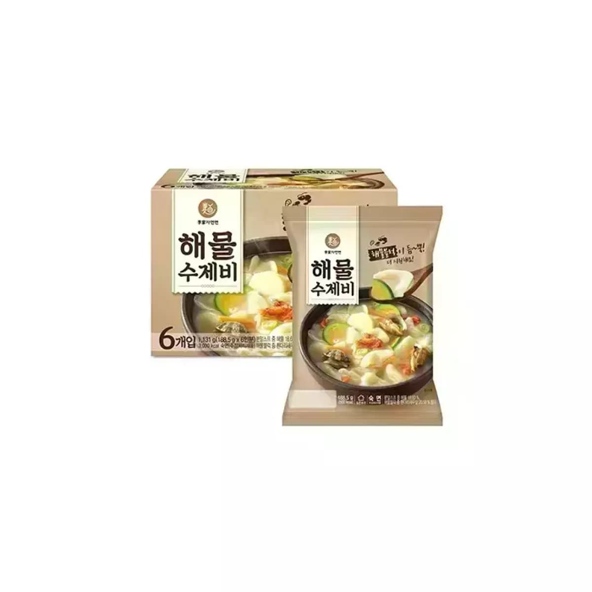 [11번가] 이가자연면 해물수제비 6개입 BOX (10,180원 / 무료배송)