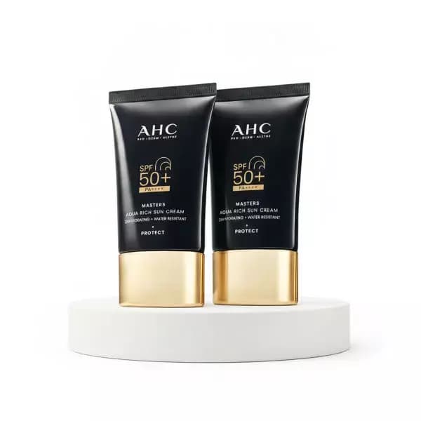 [지마켓] AHC 마스터즈 아쿠아리치 선크림 50ml 2개 (16,800원/무료) (무료배송)