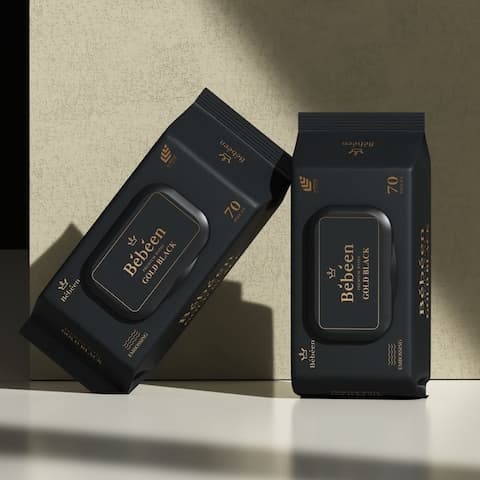 [오늘의집] 베베앙 82gsm 골드블랙 두꺼운 아기 물티슈 캡형 70매 10팩 9900원 무배 초핫딜! (17,820원)
