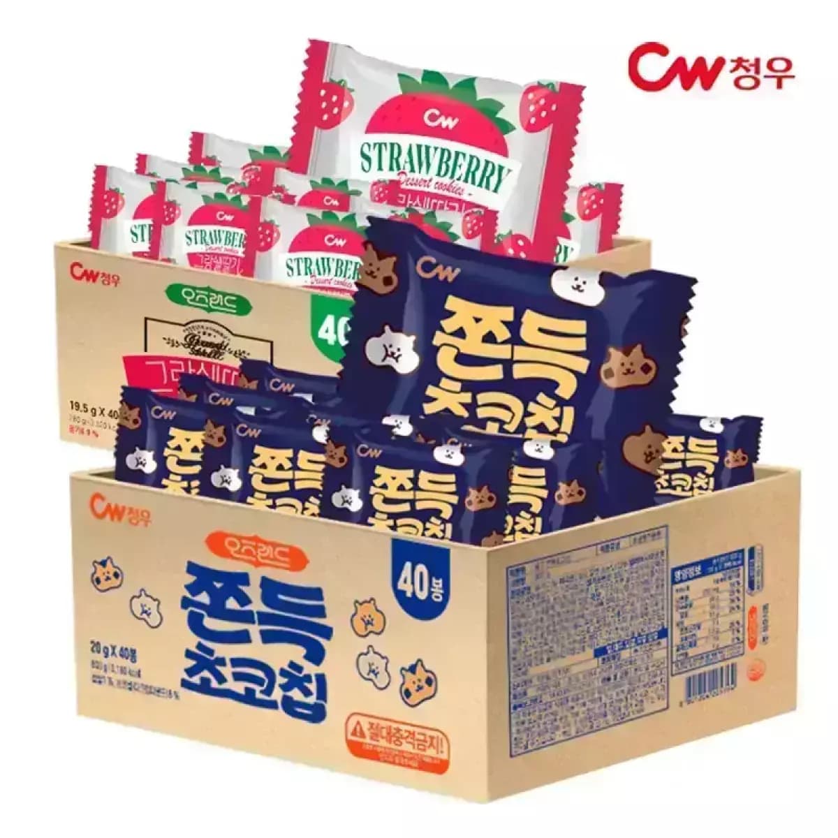 [11번가] 청우 쫀득초코칩 800g 40입 (9,410원 / 무료배송)