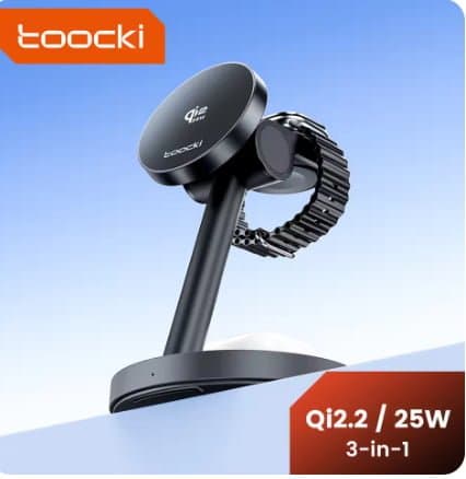 KR Plug 투키 3-in-1 Qi2.2 25W 마그네틱 충전기($25.02/무료)