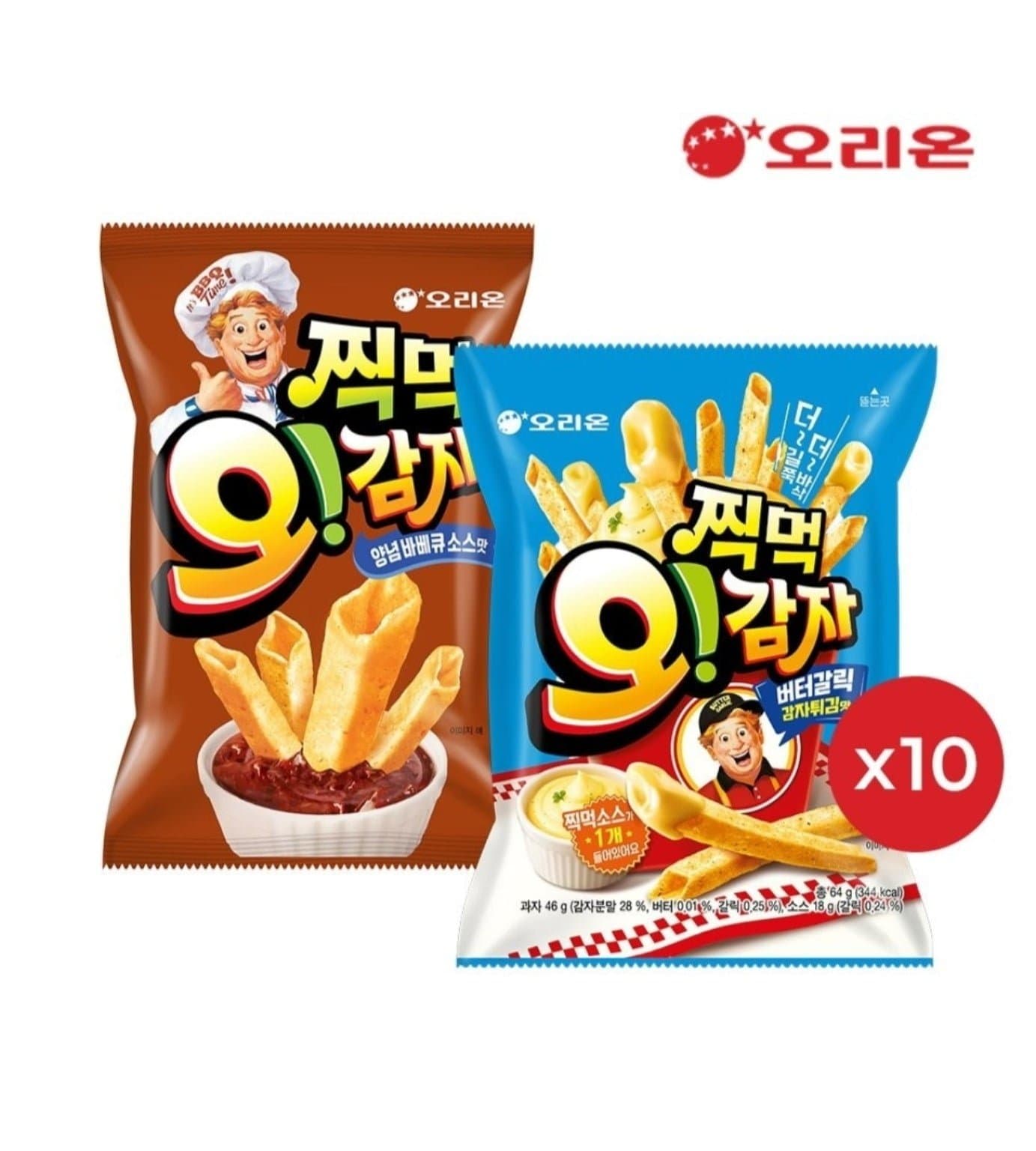 [롯데온]오리온 찍먹 오감자 20봉 (19,860원/무료배송)