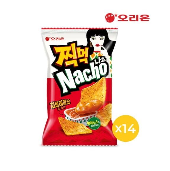 [오늘의집]오리온 찍먹 나쵸 치폴레마요 84g 14개 (16,065원/무료)