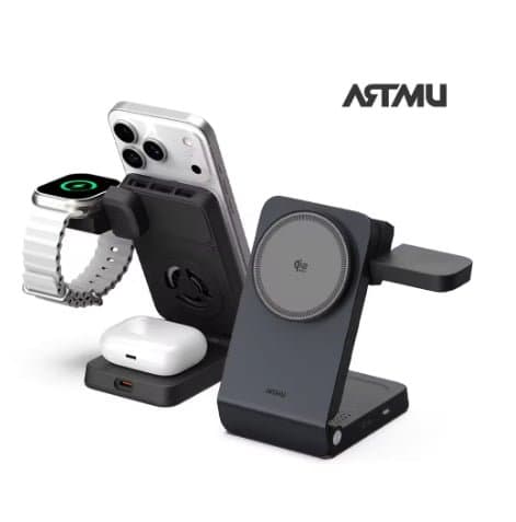 아트뮤 Qi2 25W 3in1 폴더블 맥세이프 무선 충전기(39,000원/무료)