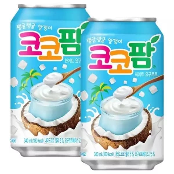 [쿠팡] 코코팜 화이트 요구르트 340ml 24개 (11,840원 / 무료배송)