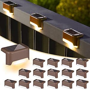 [Amazon] 16-Pk SOLPEX Outdoor Solar LED Step Rail Lights ($24.99 / (약: 35,358원))