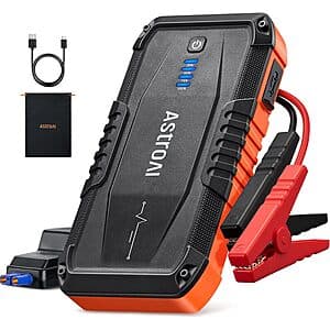 [Slickdeals] AstroAI S8 8000mAh 1500A 12V Car Battery Jump Starter ($19.35 / (약: 27,378원))