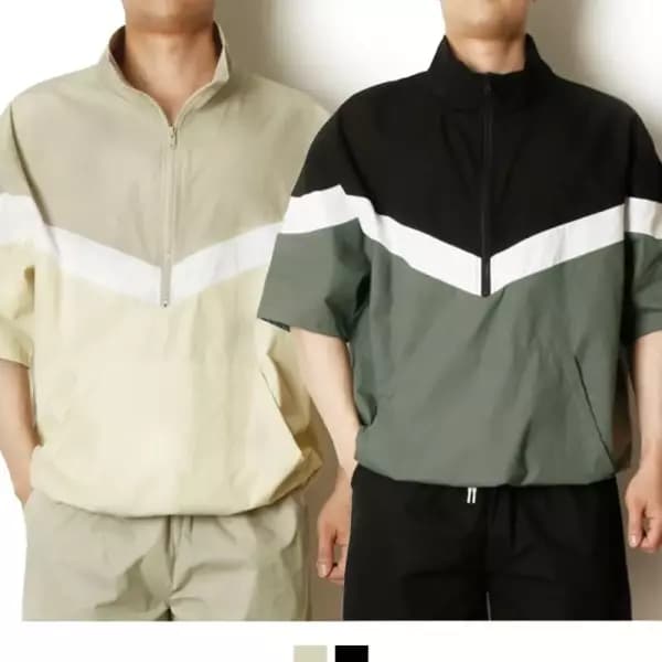 [네이버] 오버핏 반팔 바람막이 (5,200원/무료) (무료배송)