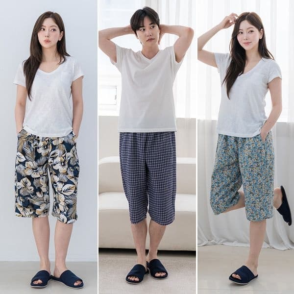 [롯데온] 올데이 5/7/9부 잠옷바지 (4,900원/무료) (무료배송)